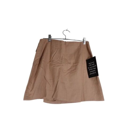New Tuckernuck Pomander Place Women's S Brown Wrap Skirt with Side Tie 1867-22 - Picture 2 of 10